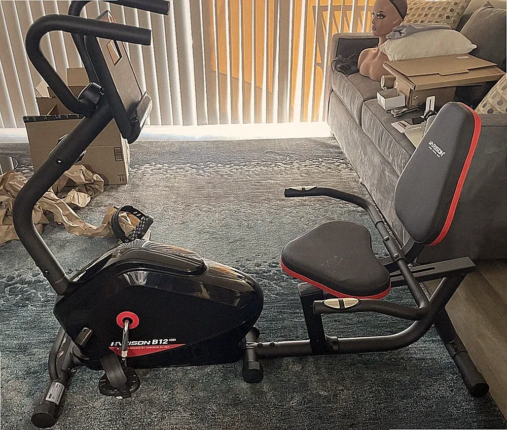 DENVER PICK UP ONLY HARISON (NEW) Indoor Magnetic Recumbent Exercise Bike B-12
